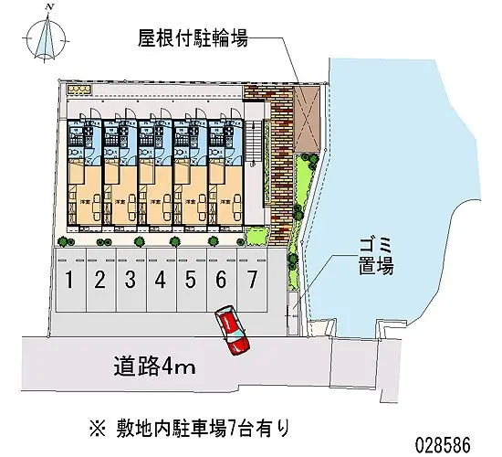 佐賀市木原１丁目 月極駐車場